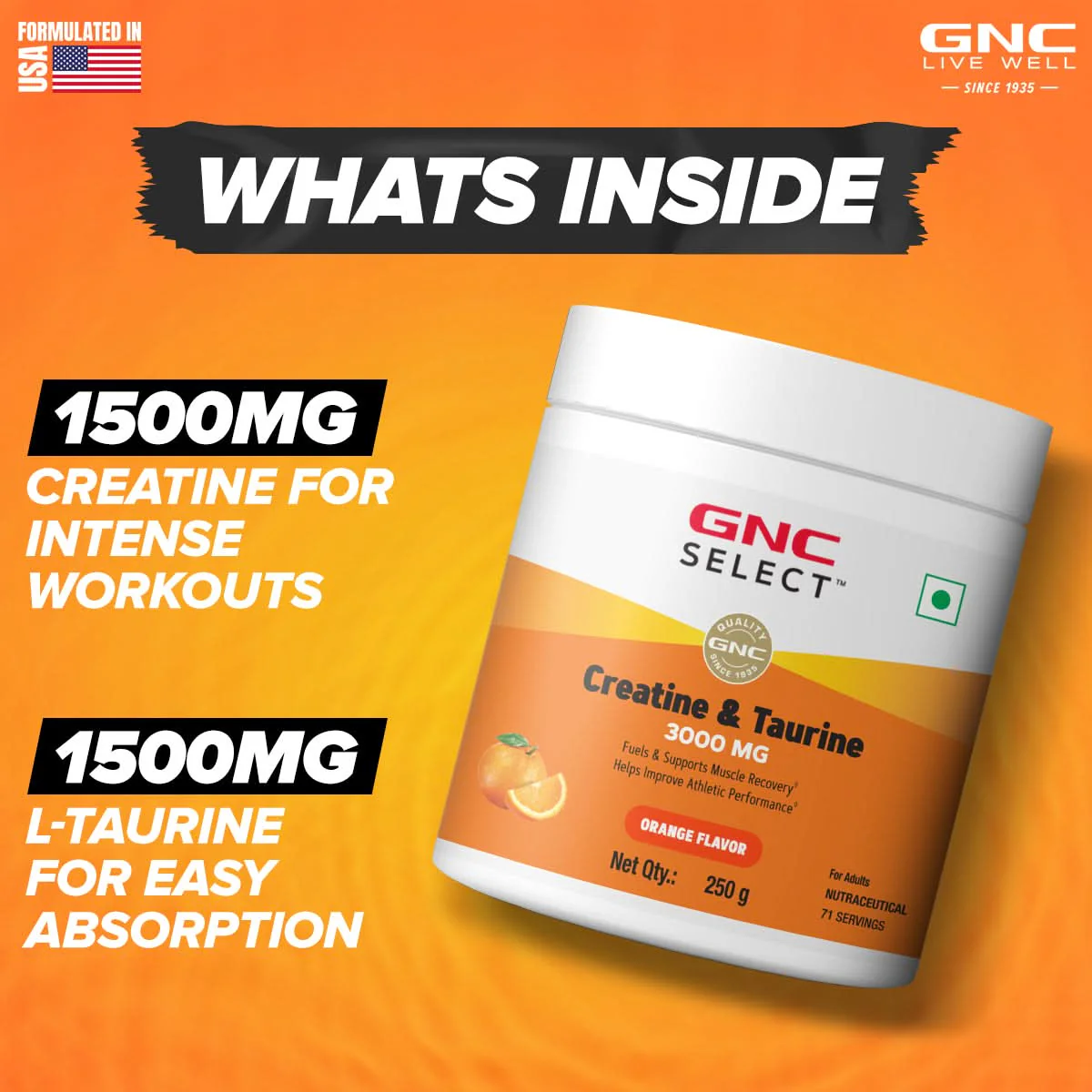 GNC Select Creatine & Taurine - Image 20