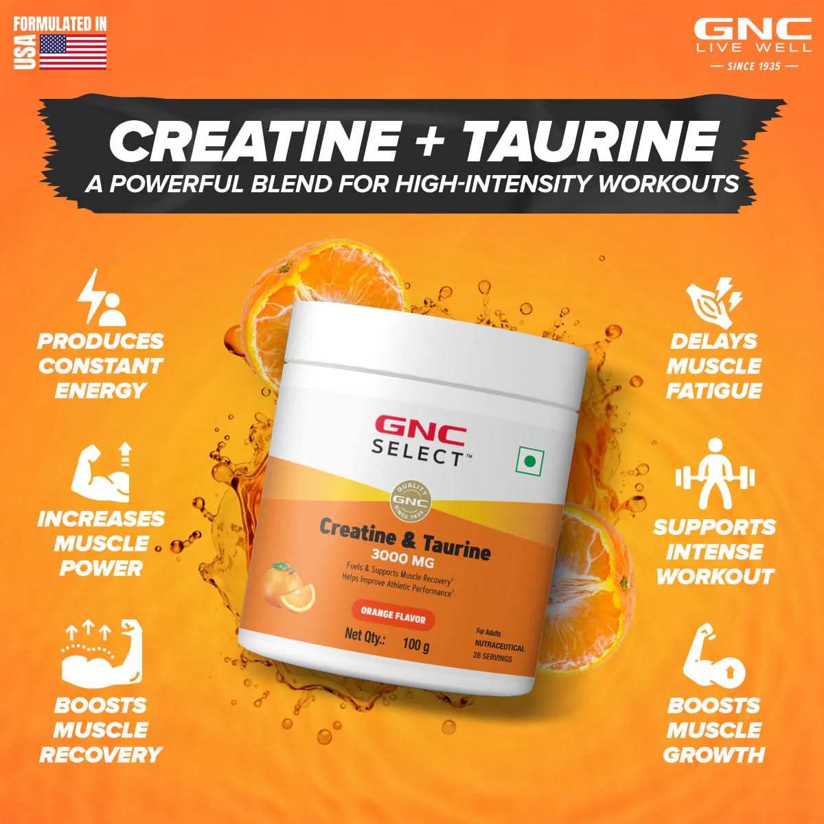 GNC Select Creatine & Taurine - Image 26