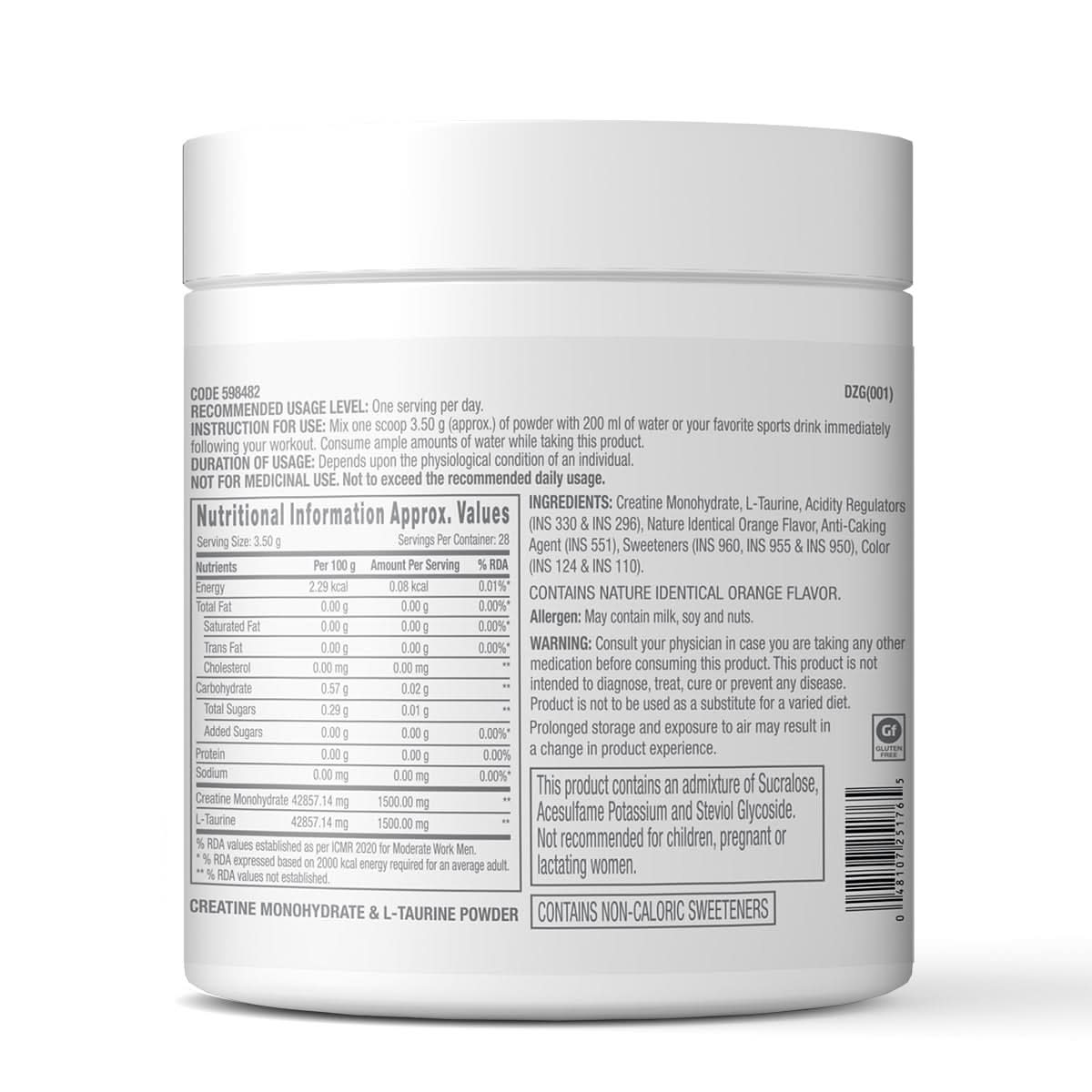 GNC Select Creatine & Taurine - Image 31