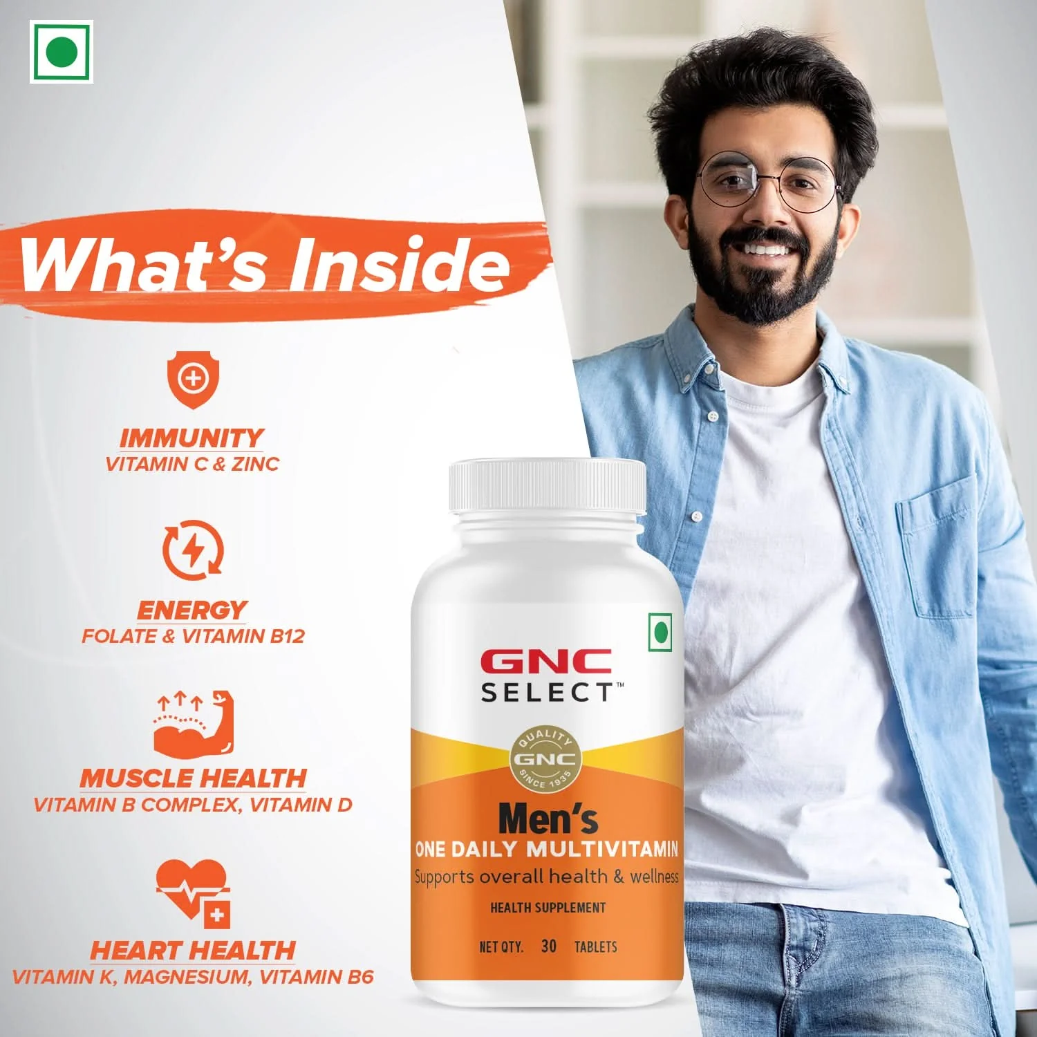 GNC Select Men's One Daily Multivitamin - Image 4