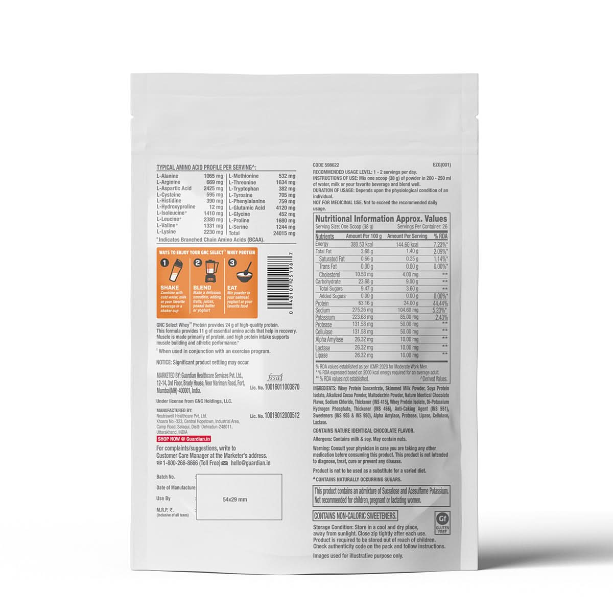 GNC Select Whey Protein - Image 44