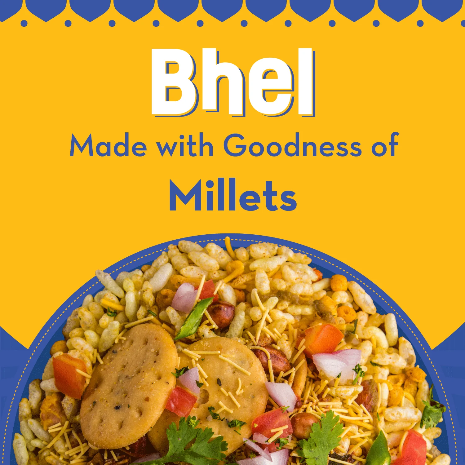 GO DESi - Bombay Bhel | Bhel Puri | Indian Snacks | Street Food | 100gms - Image 2