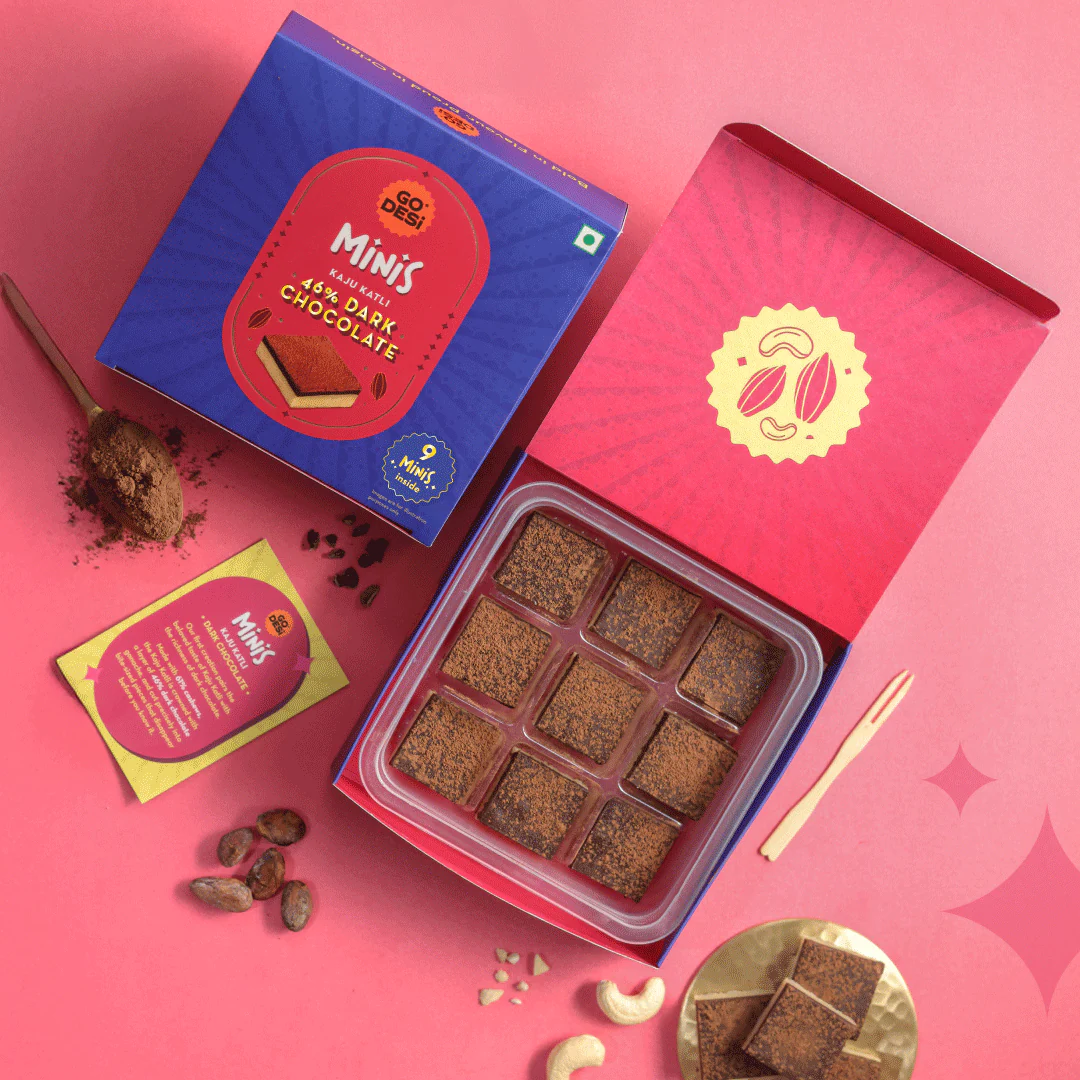 GO DESi Minis: Dark Choco Kaju Katli - Image 6
