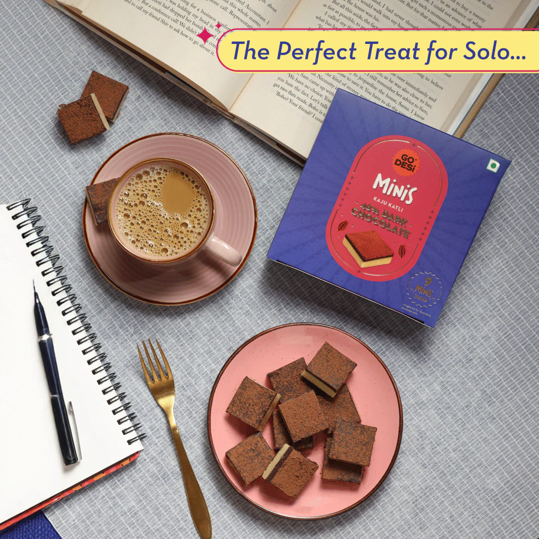GO DESi Minis: Dark Choco Kaju Katli - Image 7