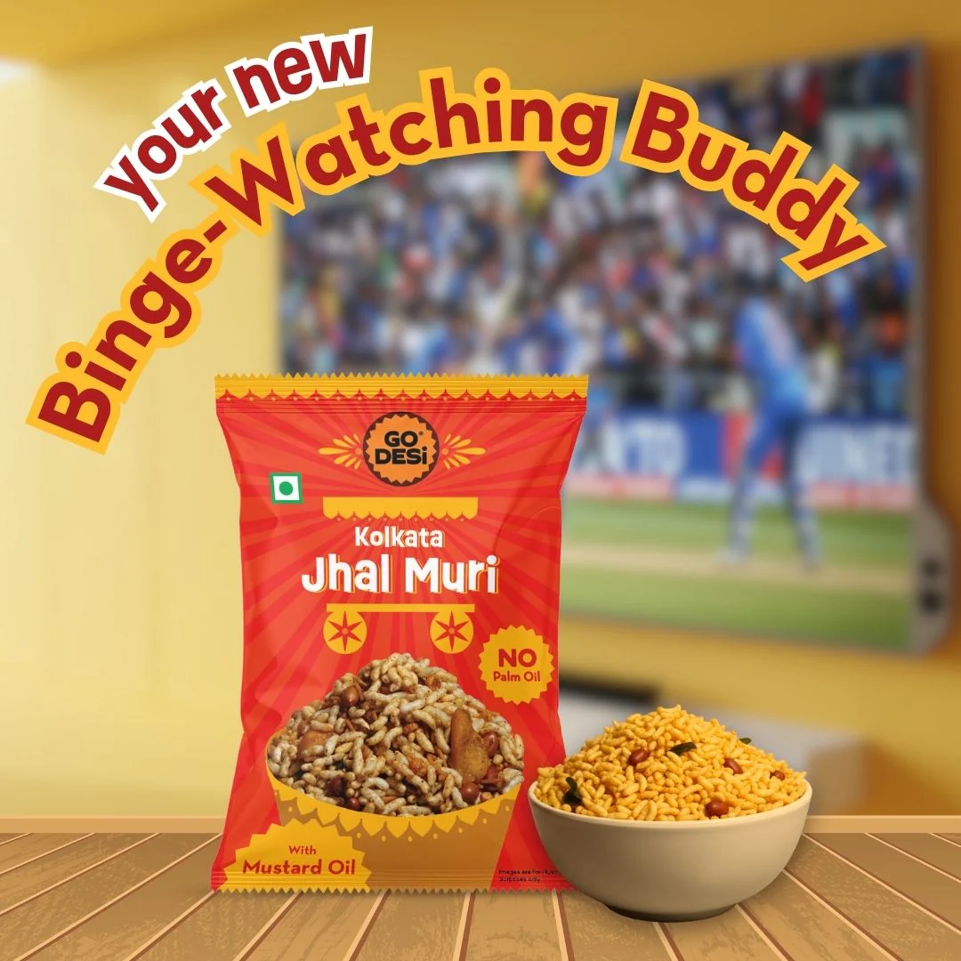 GO DESi - Street Snacks Combo | Kolkata Jhalmuri, Bombay Bhel & Garlic Masala Murmura | Pack of 3 | No Palm Oil | Indian Snacks | Street Food - Image 18