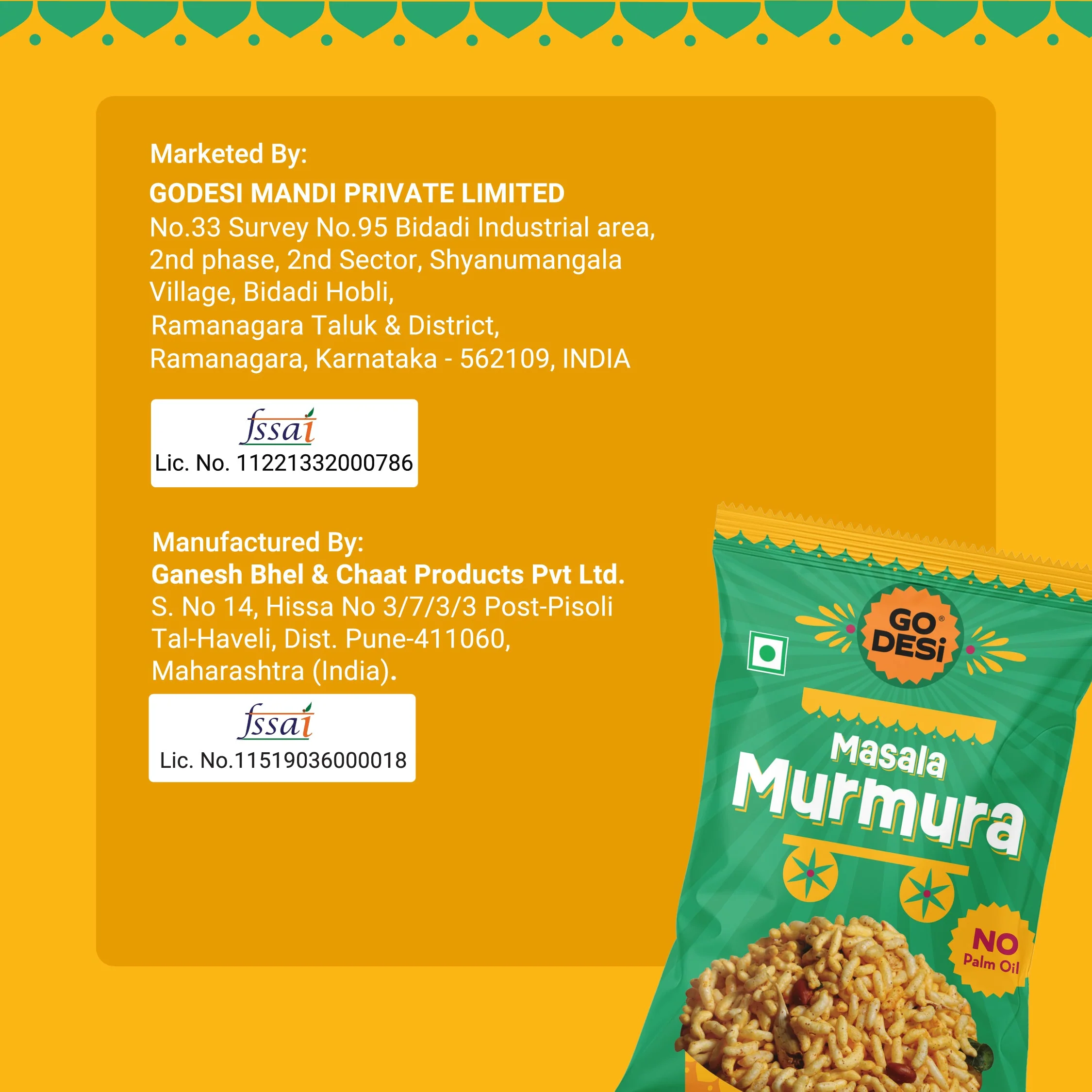 GO DESi - Street Snacks Combo | Kolkata Jhalmuri, Bombay Bhel & Garlic Masala Murmura | Pack of 3 | No Palm Oil | Indian Snacks | Street Food - Image 30