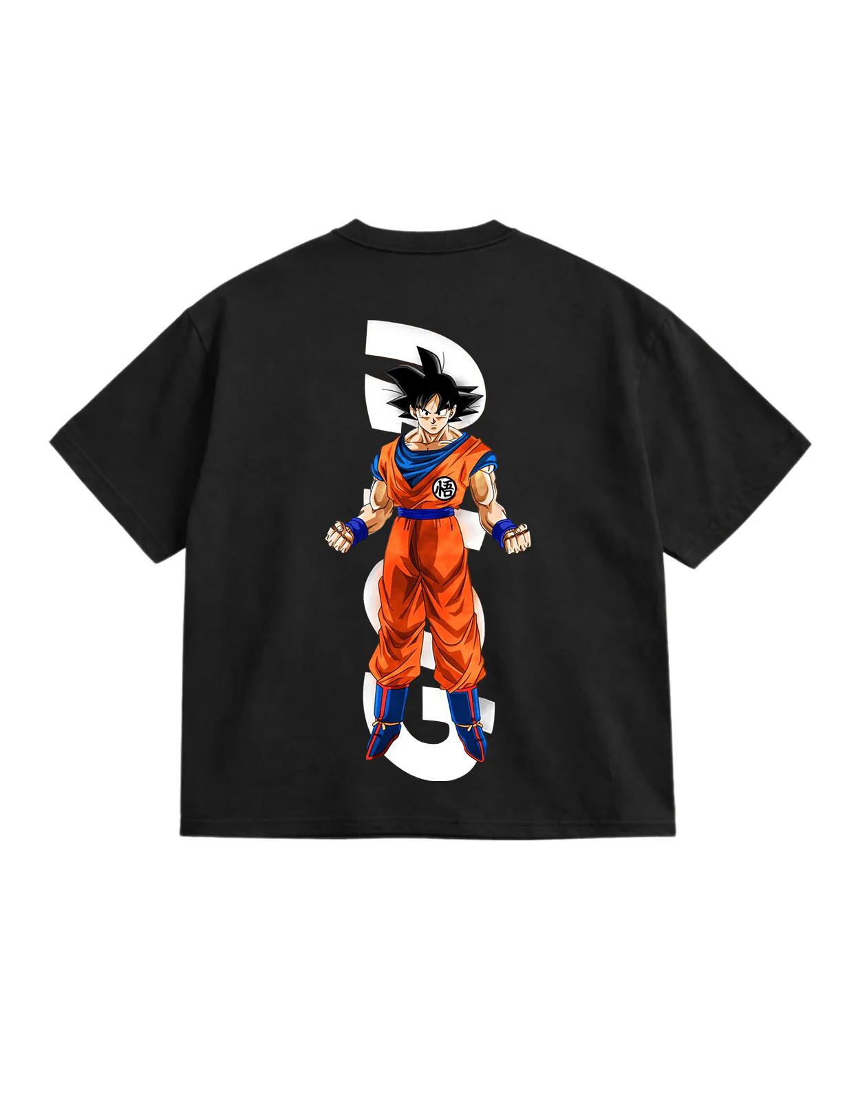 Goku Anime Black Oversize T-Shirt