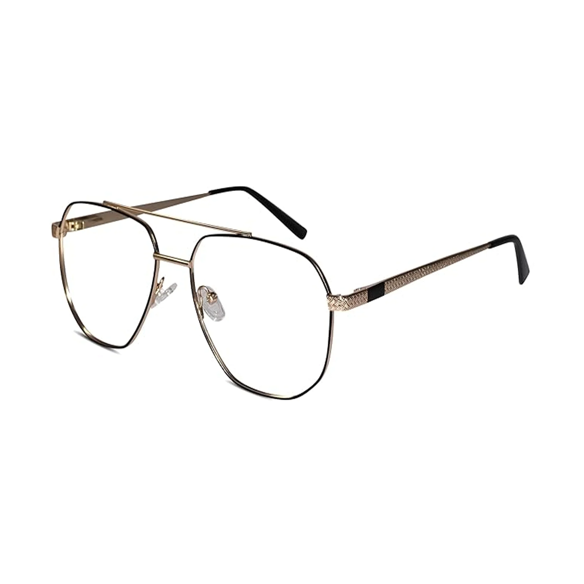 Gold Aviator Eyeglasses For Men