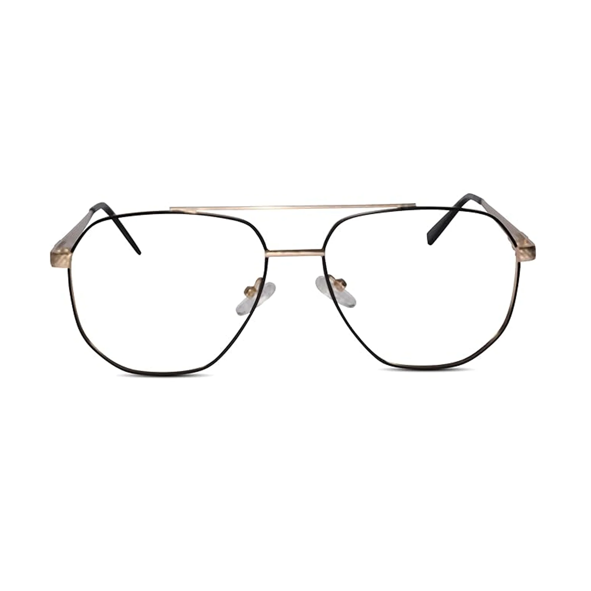 Gold Aviator Eyeglasses For Men - Image 2