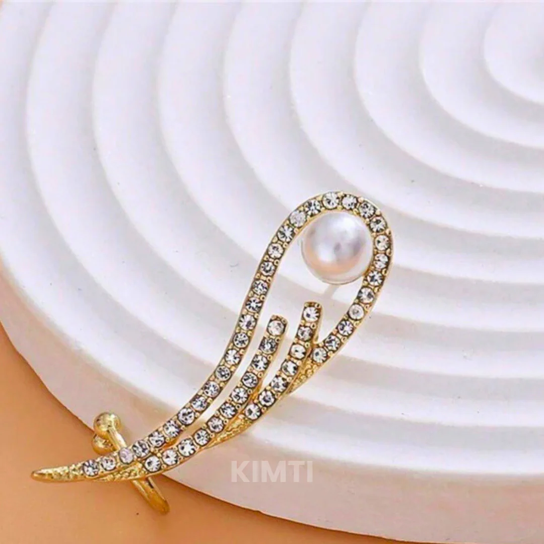 Gold Pearl-Beaded Studs Earring - Only One Side - Image 2