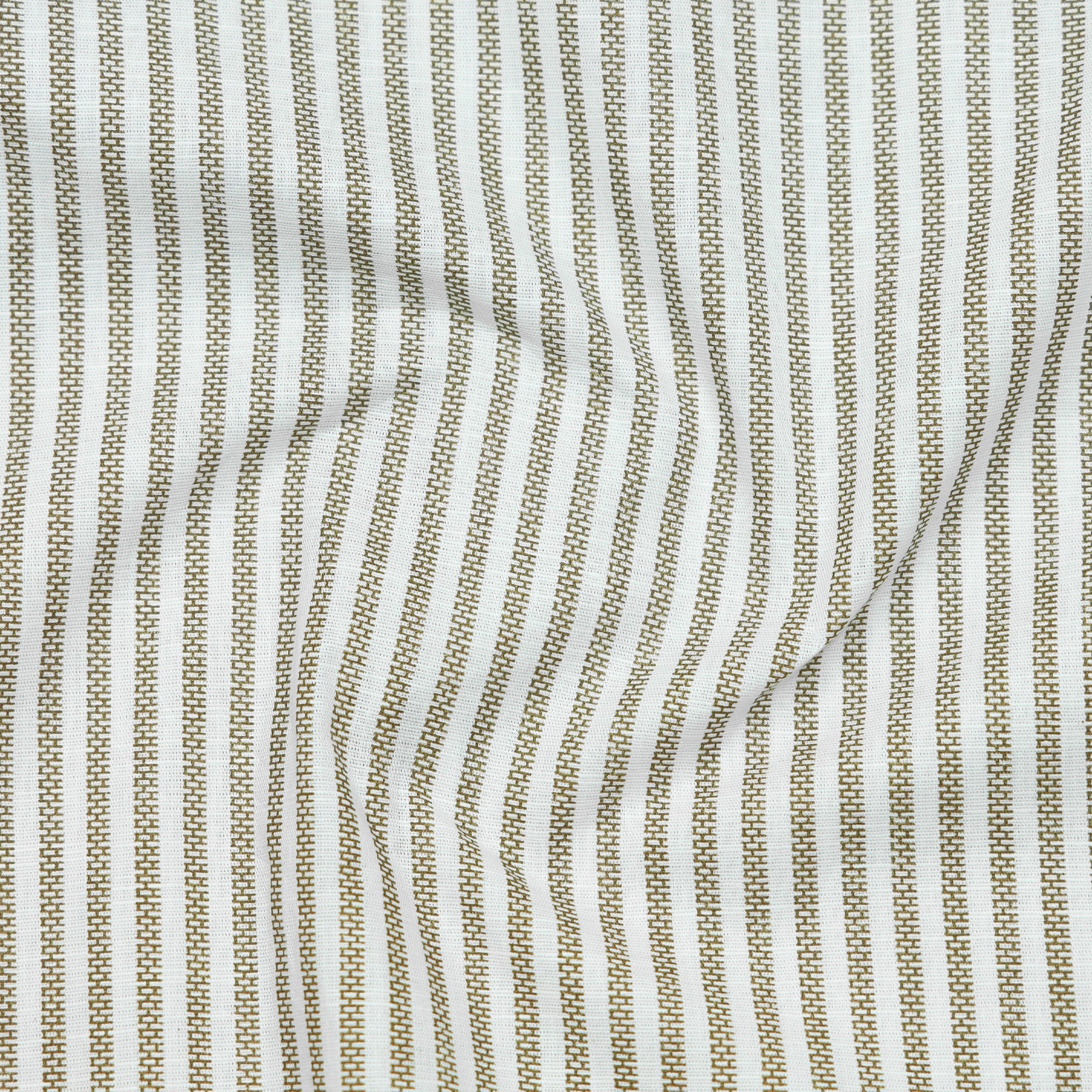 Golden Era Pinstripe Linen Shirt For Men - Image 3