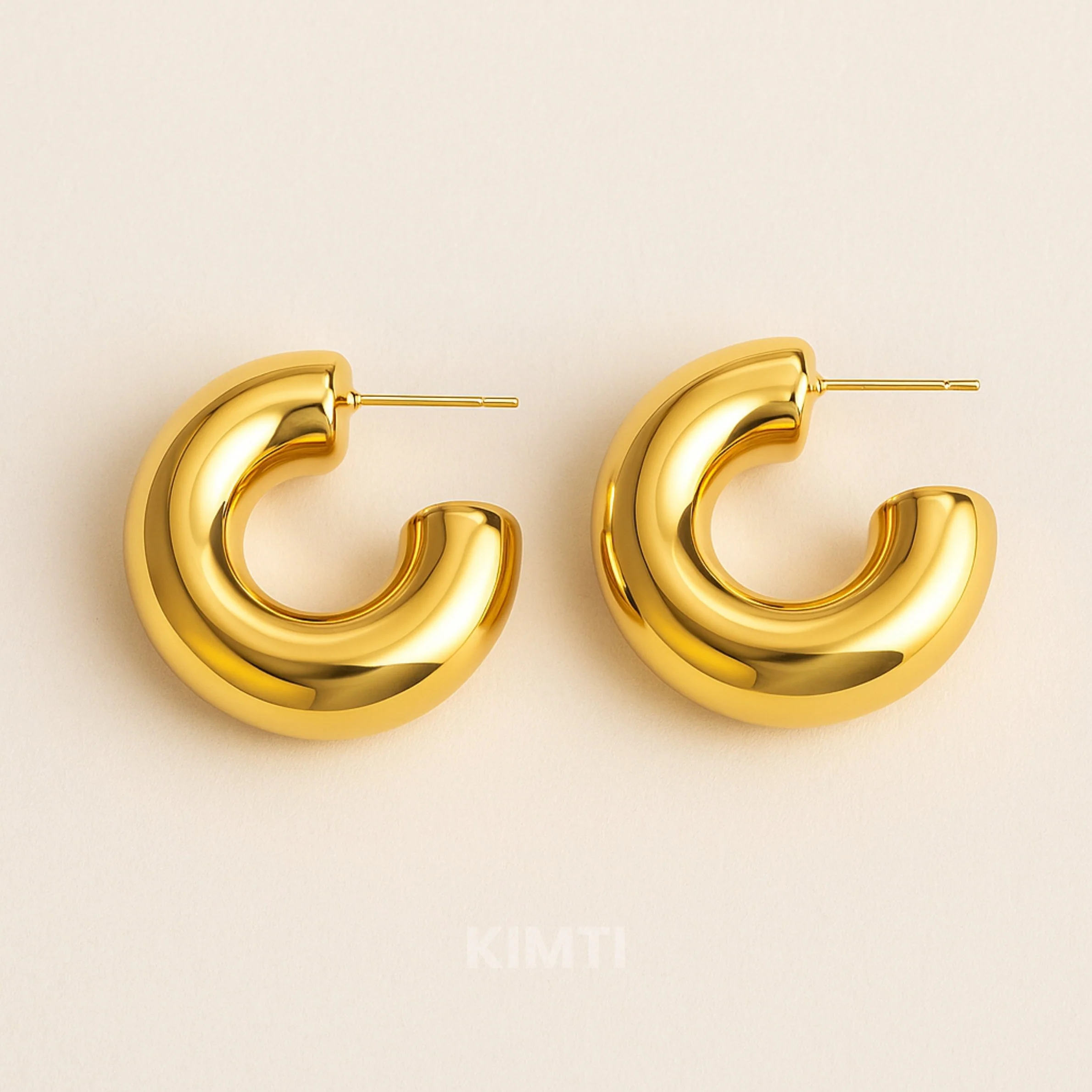 Golden Hoop Earring — Buy Any 5 for Rs. 599