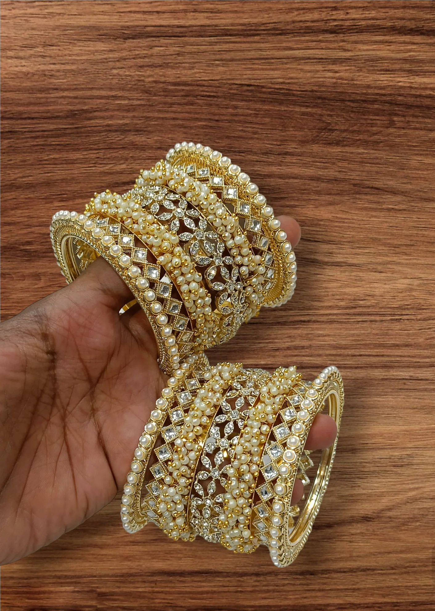 Golden kundan sets - Image 3
