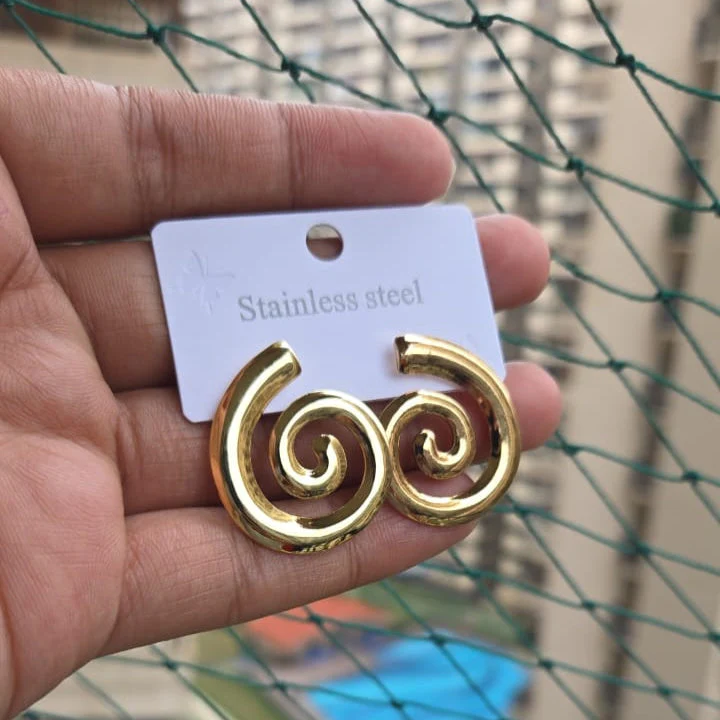 Golden Spiral Studs - Image 5