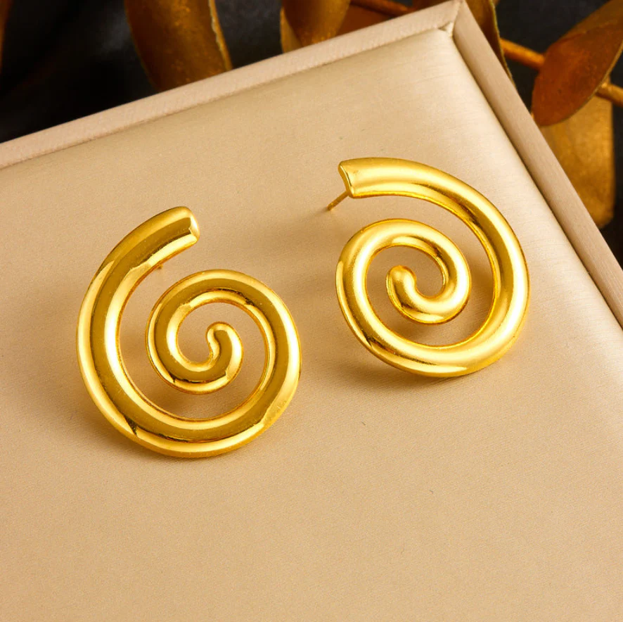 Golden Spiral Studs - Image 6