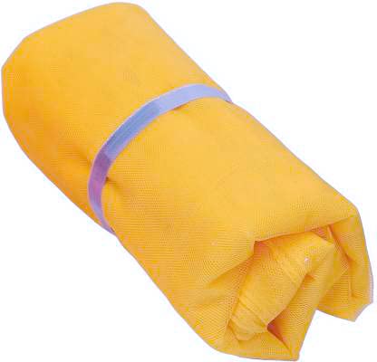 Golden Yellow Plastic Decoration Net Cloth With Led Lights  Or Cabana Tent - Image 2