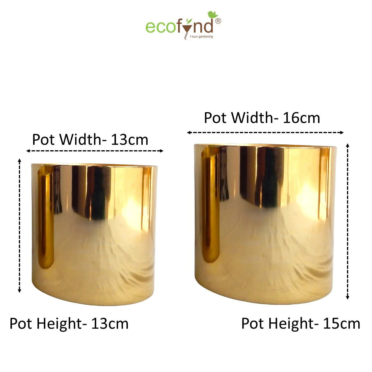 Grace Gold Metal Pot - Image 6