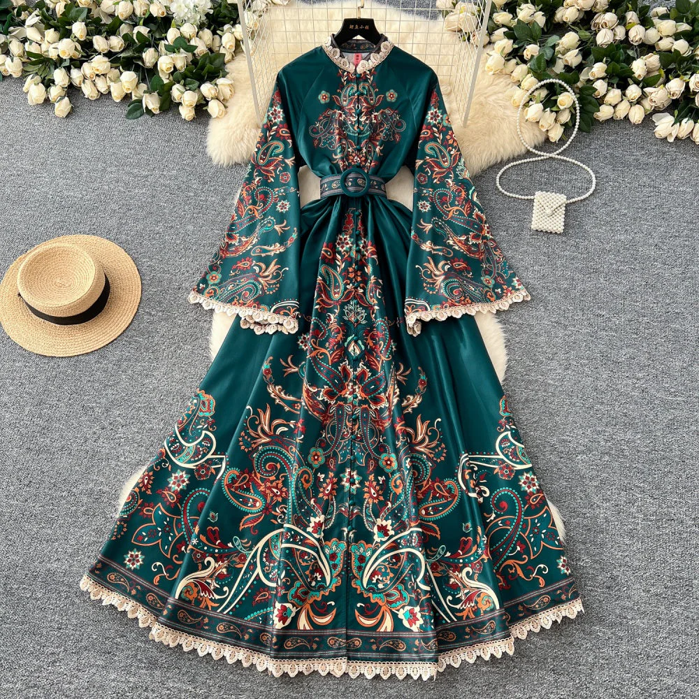 Grace Paisly Print Maxi Dress - Image 2