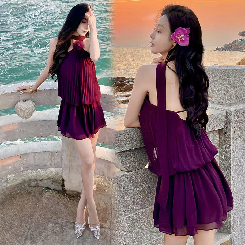 Gracie Halter Tie Dress