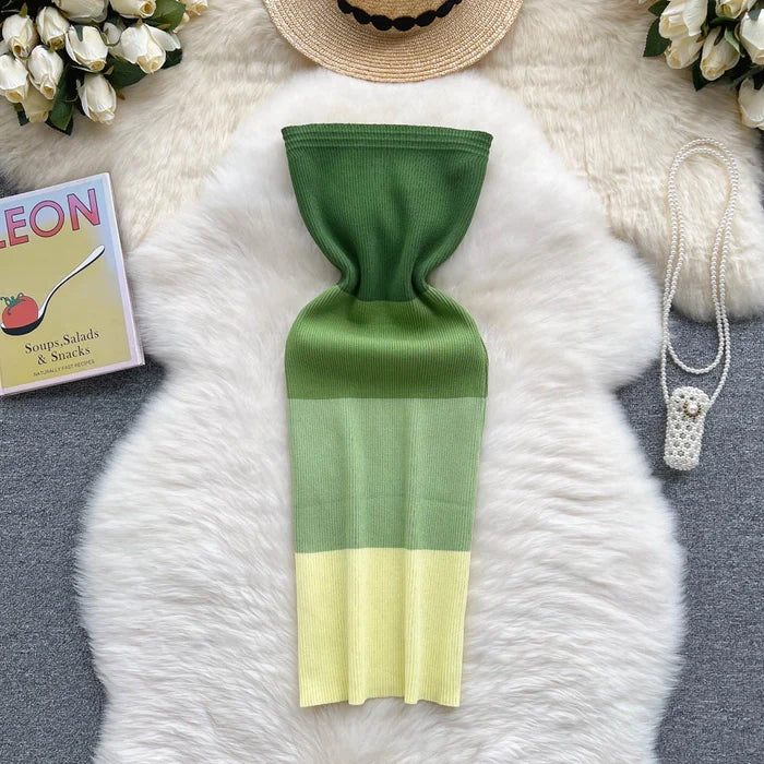 Gradient Tube Dress