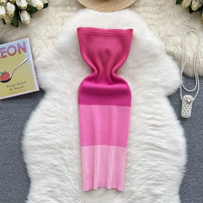Gradient Tube Dress - Image 3
