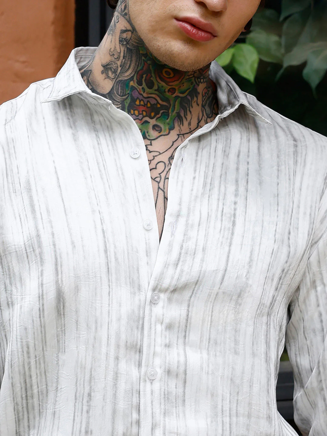 Grazed-Textured Shirt - Image 7