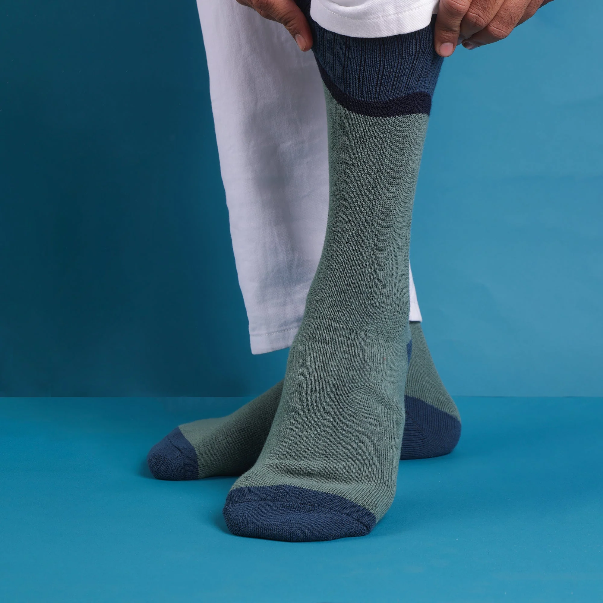 GREEN/BLUE- DRIZY EDITION- ORGANIC TERRY COTTON - Image 3