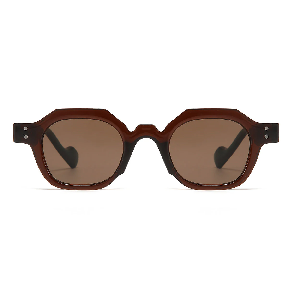 Green Brown Brown SZ 2002 Round Sunglasses - Image 6