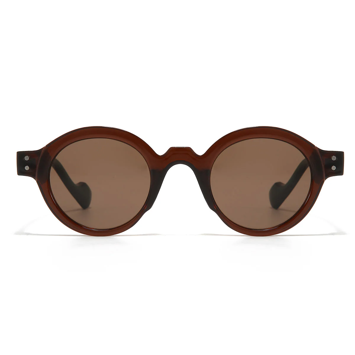 Green Brown Brown SZ 2003 Round Sunglasses - Image 7