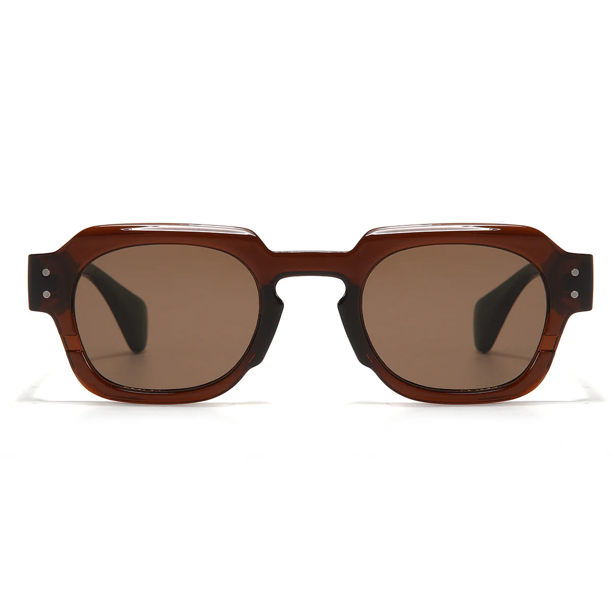 Green Brown Brown SZ 2004 Round Sunglasses - Image 6