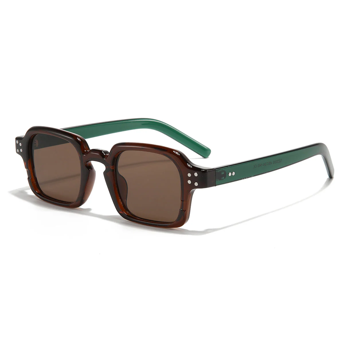 Green Brown SZ 2005 Square Sunglasses - Image 5