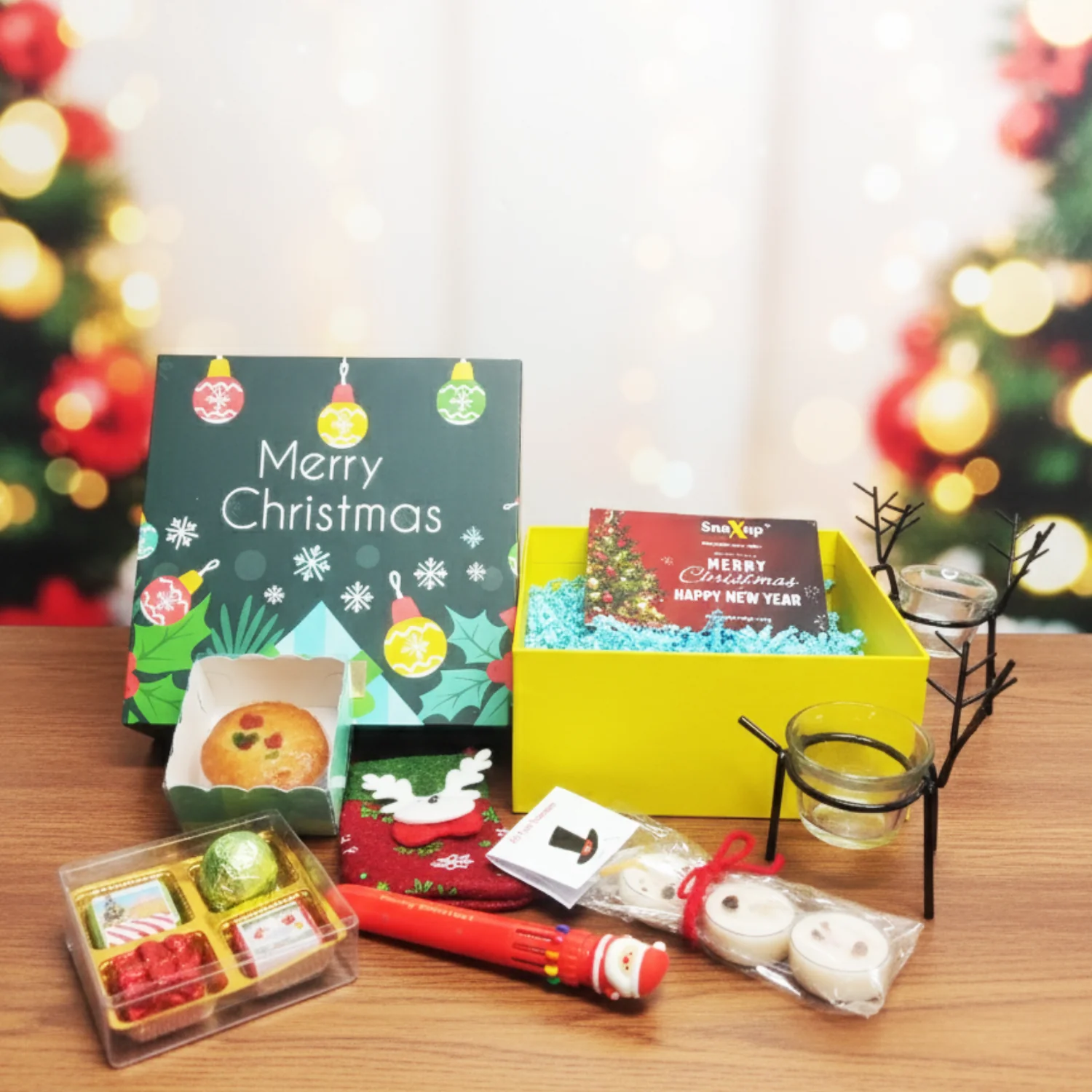 Green Christmas Box - Image 4