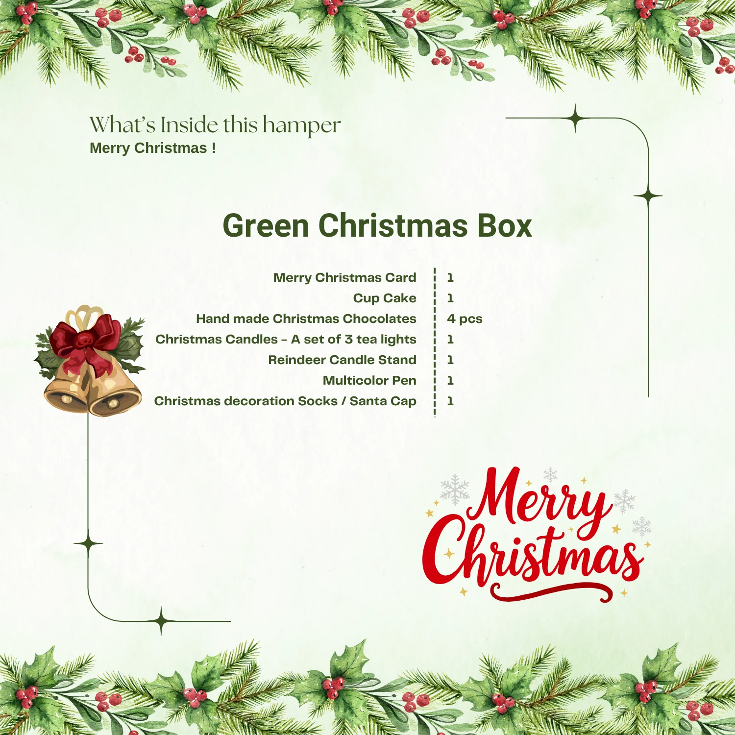 Green Christmas Box - Image 5