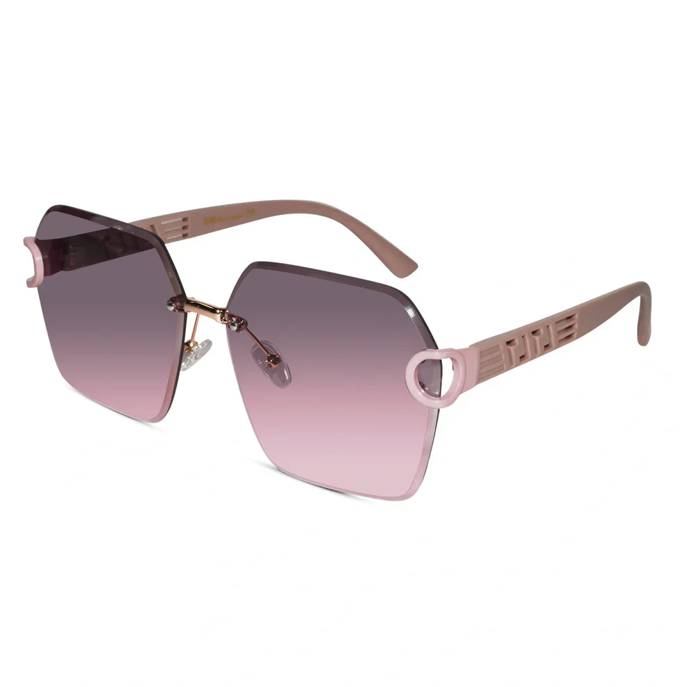 Green Oversize Wayfarer Sunglasses For Women - Image 10