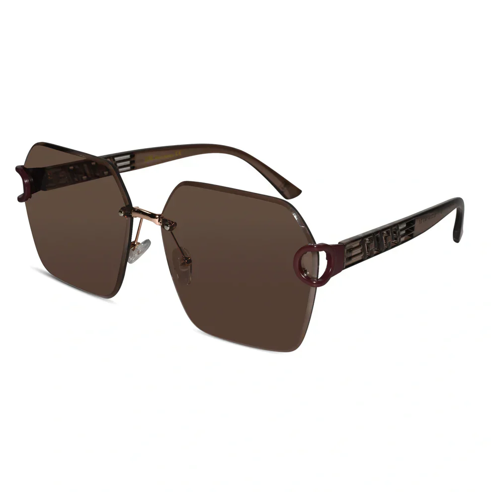 Green Oversize Wayfarer Sunglasses For Women - Image 7