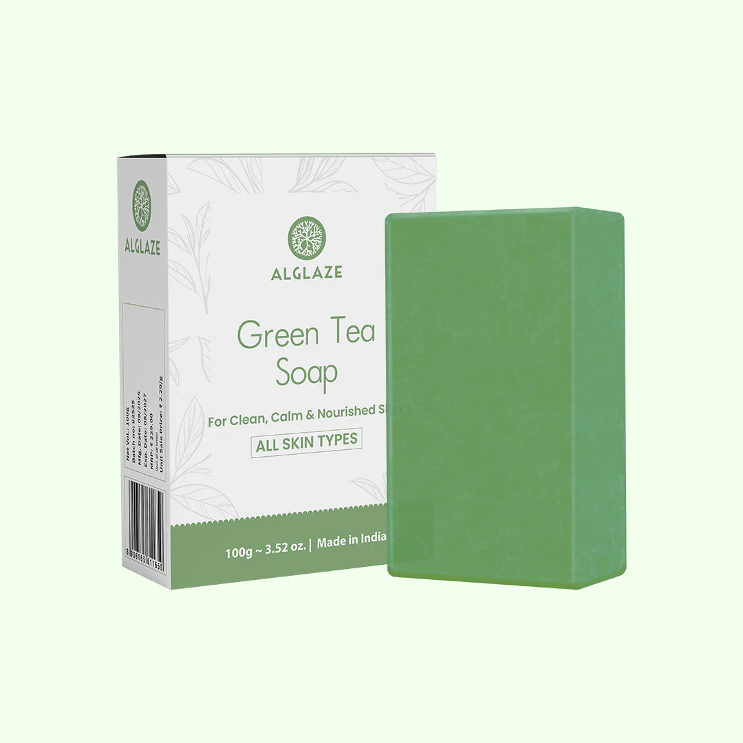 Green Tea Soap With Shea Butter & Jojoba Oil - Image 8
