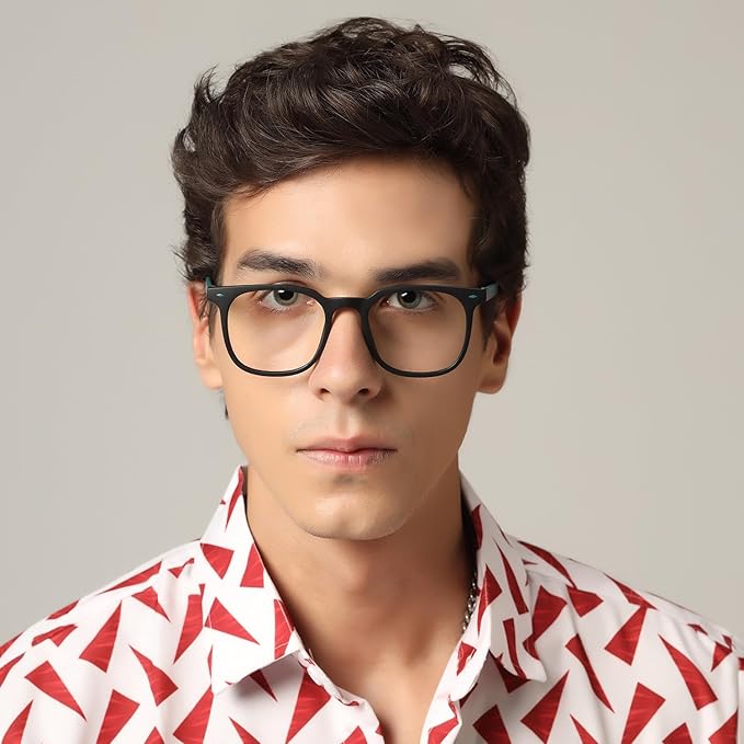 Green Wayfarer Eyeglasses For Men & Women - Image 5