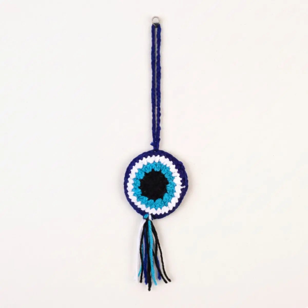 Greenkin Handmade Crochet Evil Eye Hanging Charm - Image 5