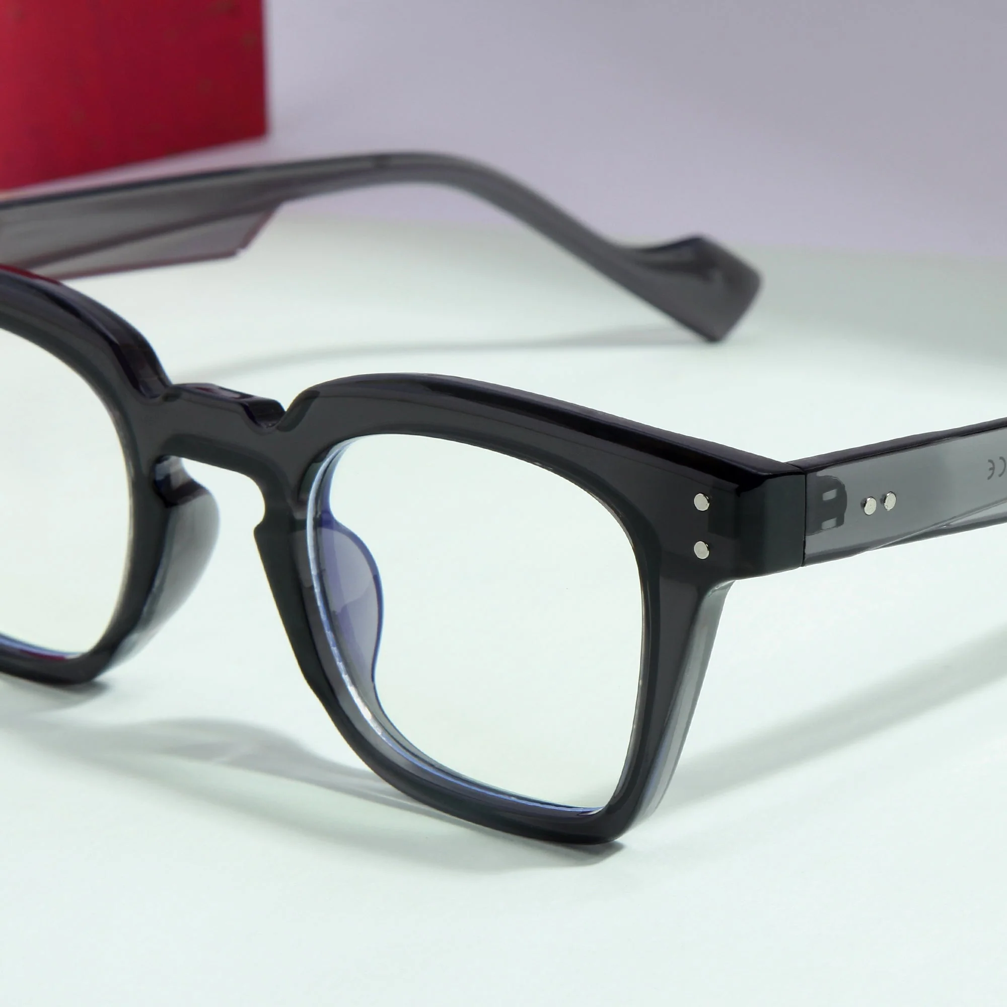 Grey Clear SZ 2001 Square Sunglasses - Image 2
