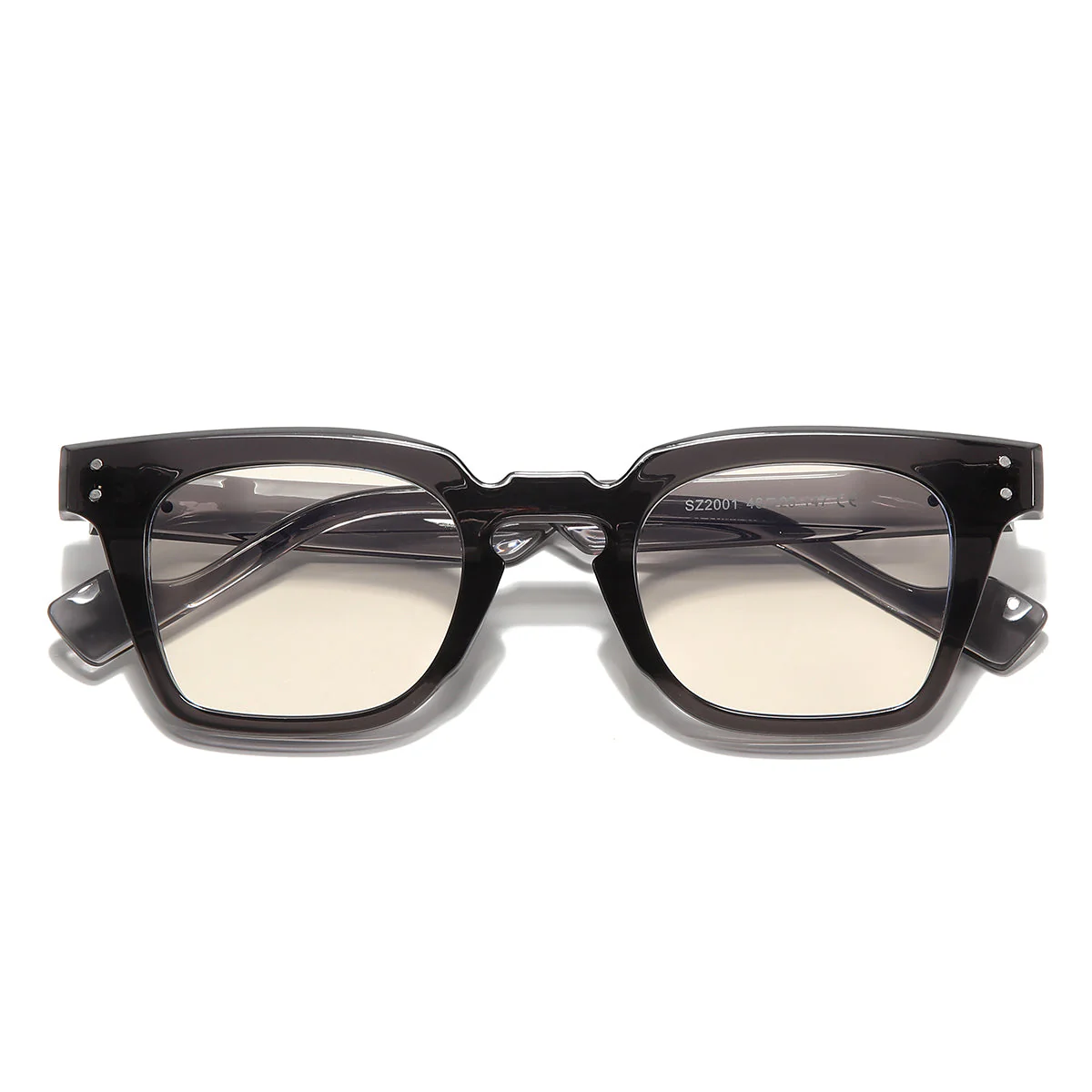 Grey Clear SZ 2001 Square Sunglasses - Image 7
