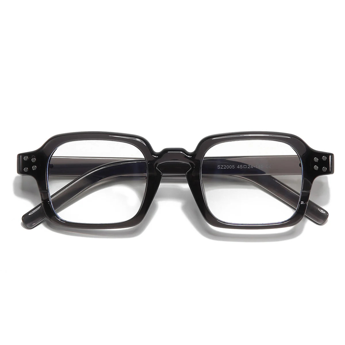Grey Clear SZ 2005 Square Sunglasses - Image 7