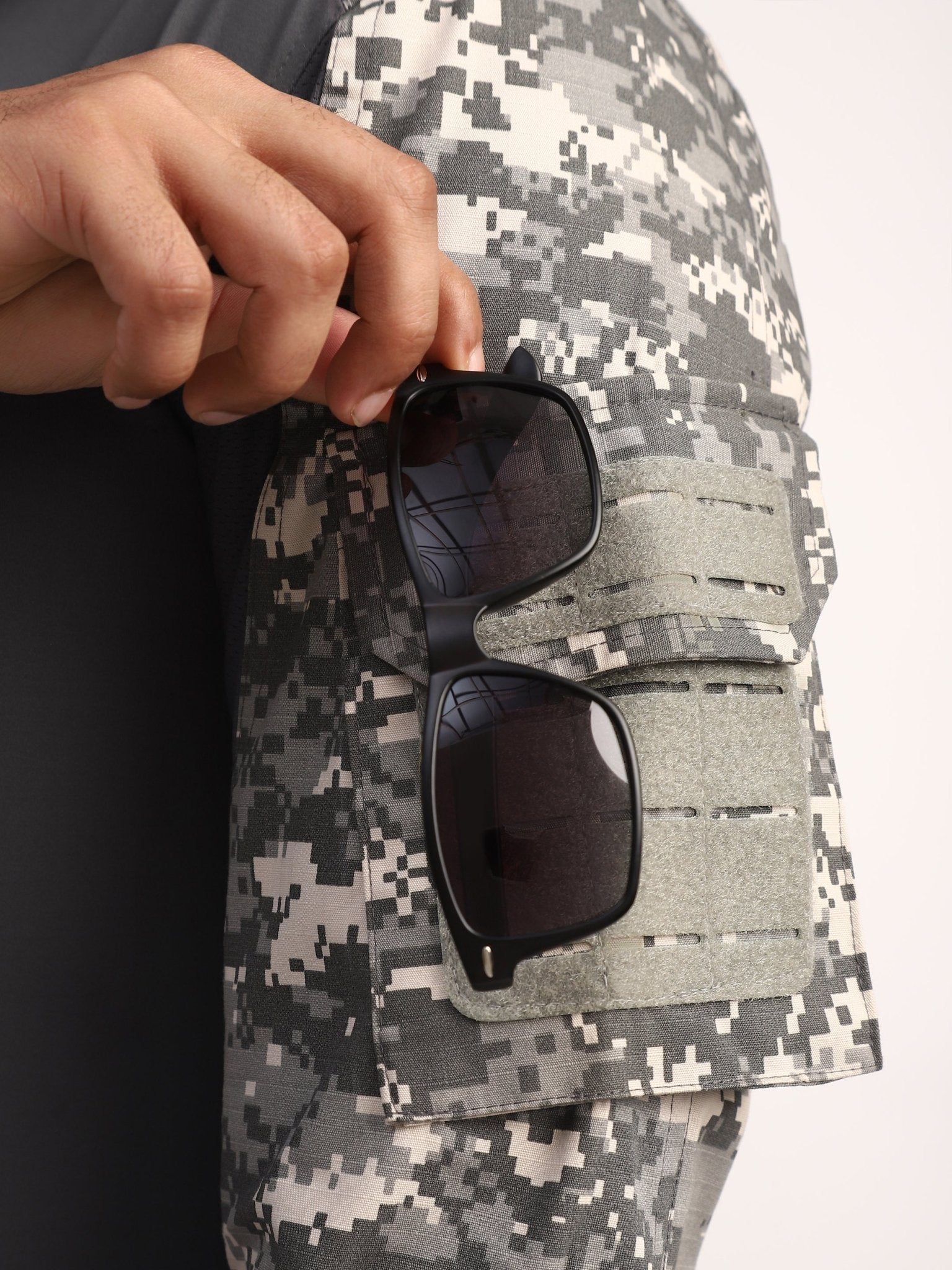Grey Digital Full Sleeves Tactical T-Shirt - Image 4