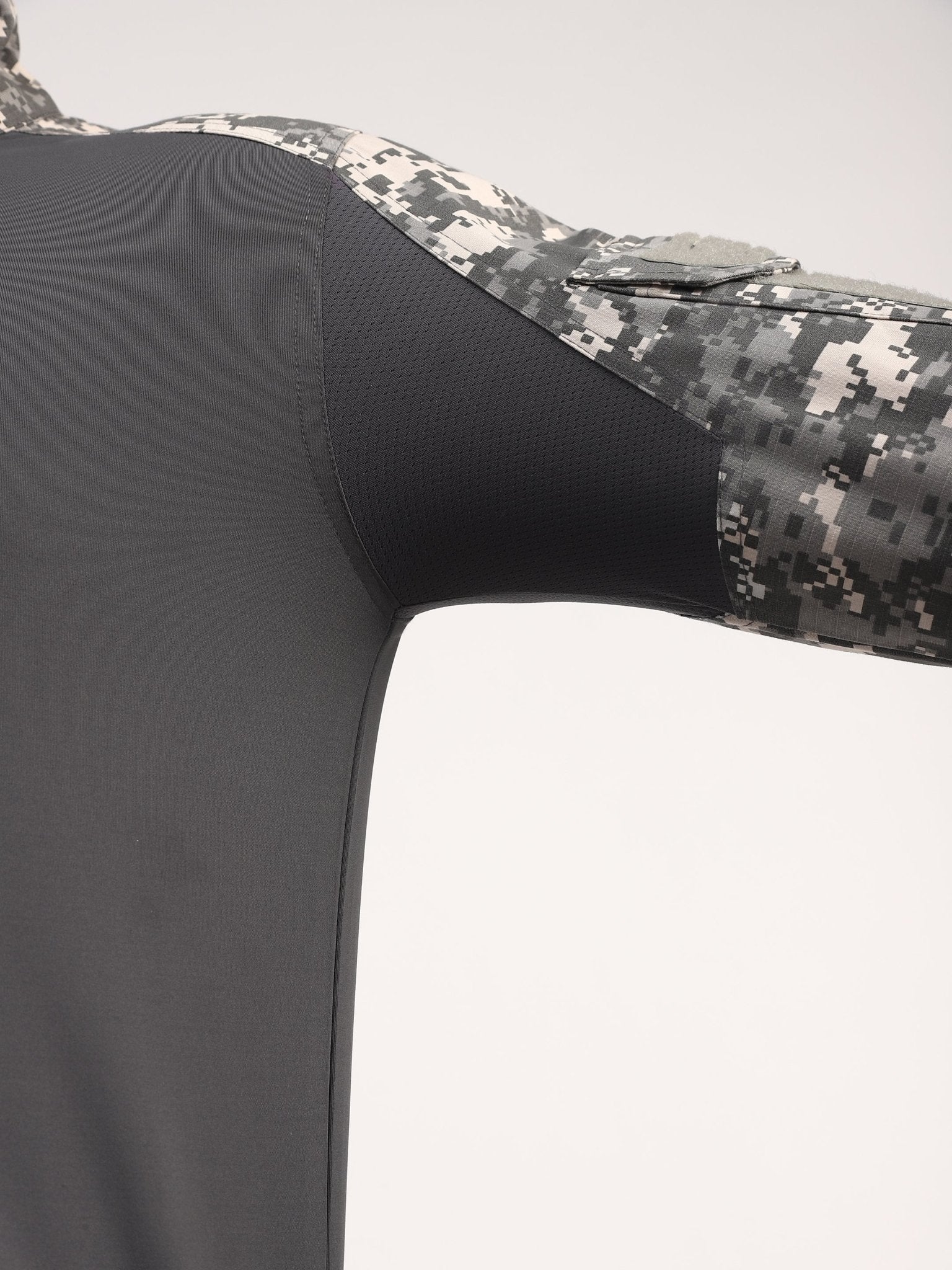Grey Digital Full Sleeves Tactical T-Shirt - Image 6