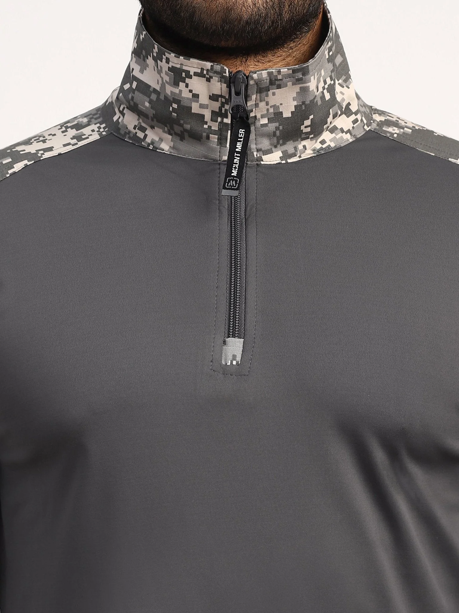 Grey Digital Full Sleeves Tactical T-Shirt - Image 9