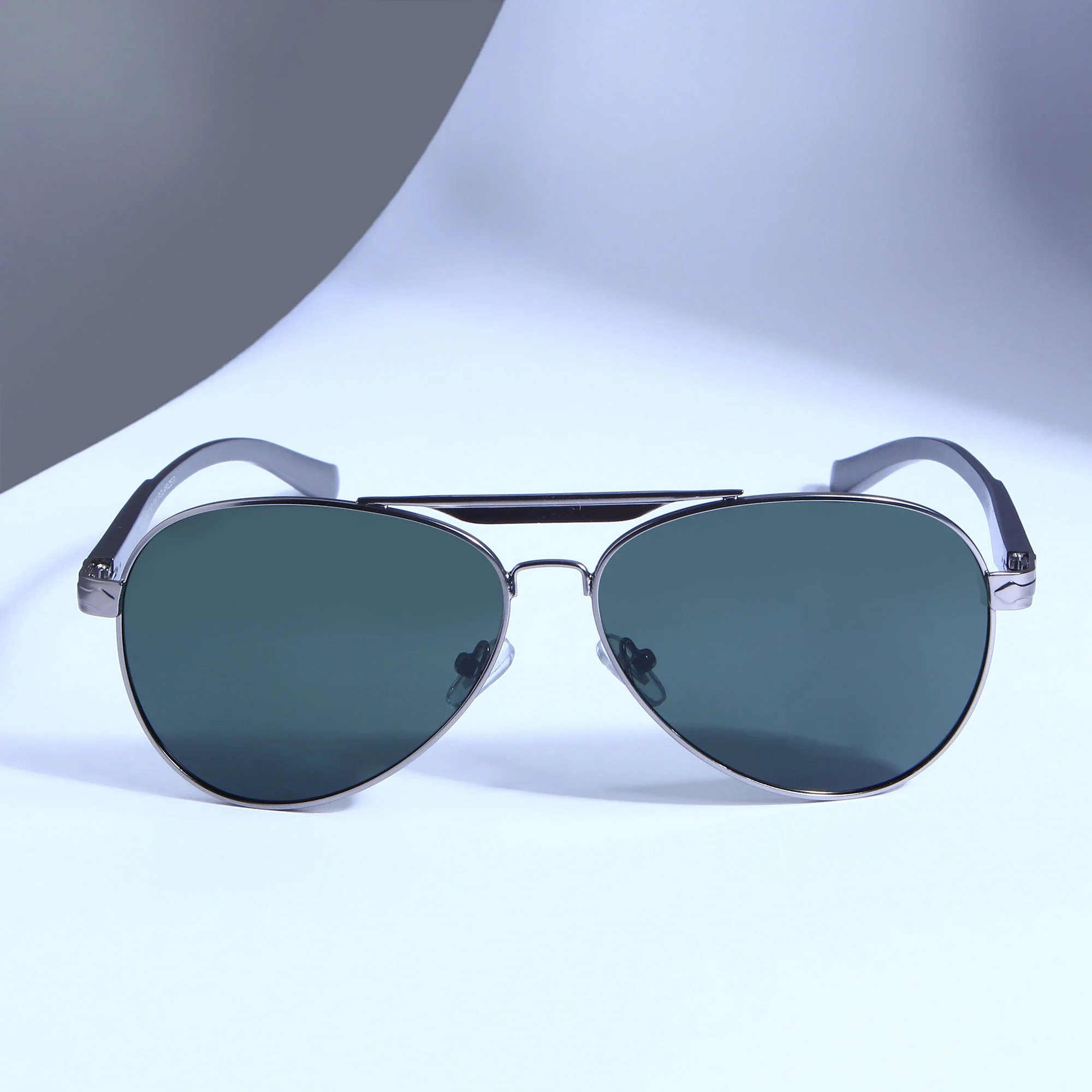 Grey Green BS80508 Aviator Sunglasses - Image 4
