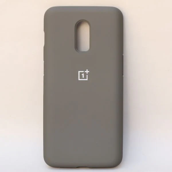 Grey Original Silicone Case For Oneplus 7