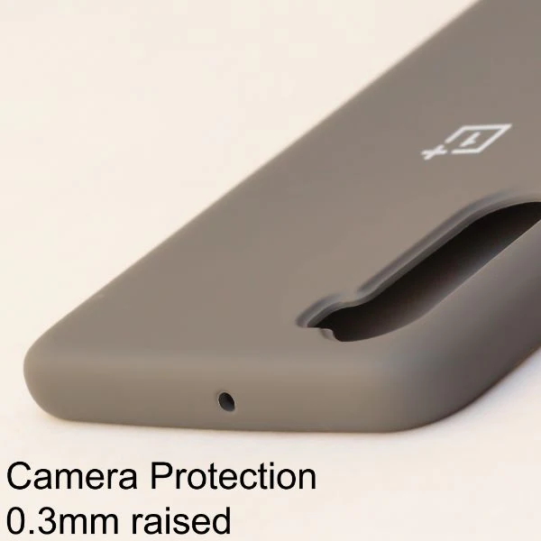 Grey Original Silicone Case For Oneplus Nord - Image 4