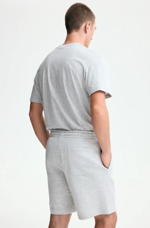 Grey Solid Shorts - Image 2