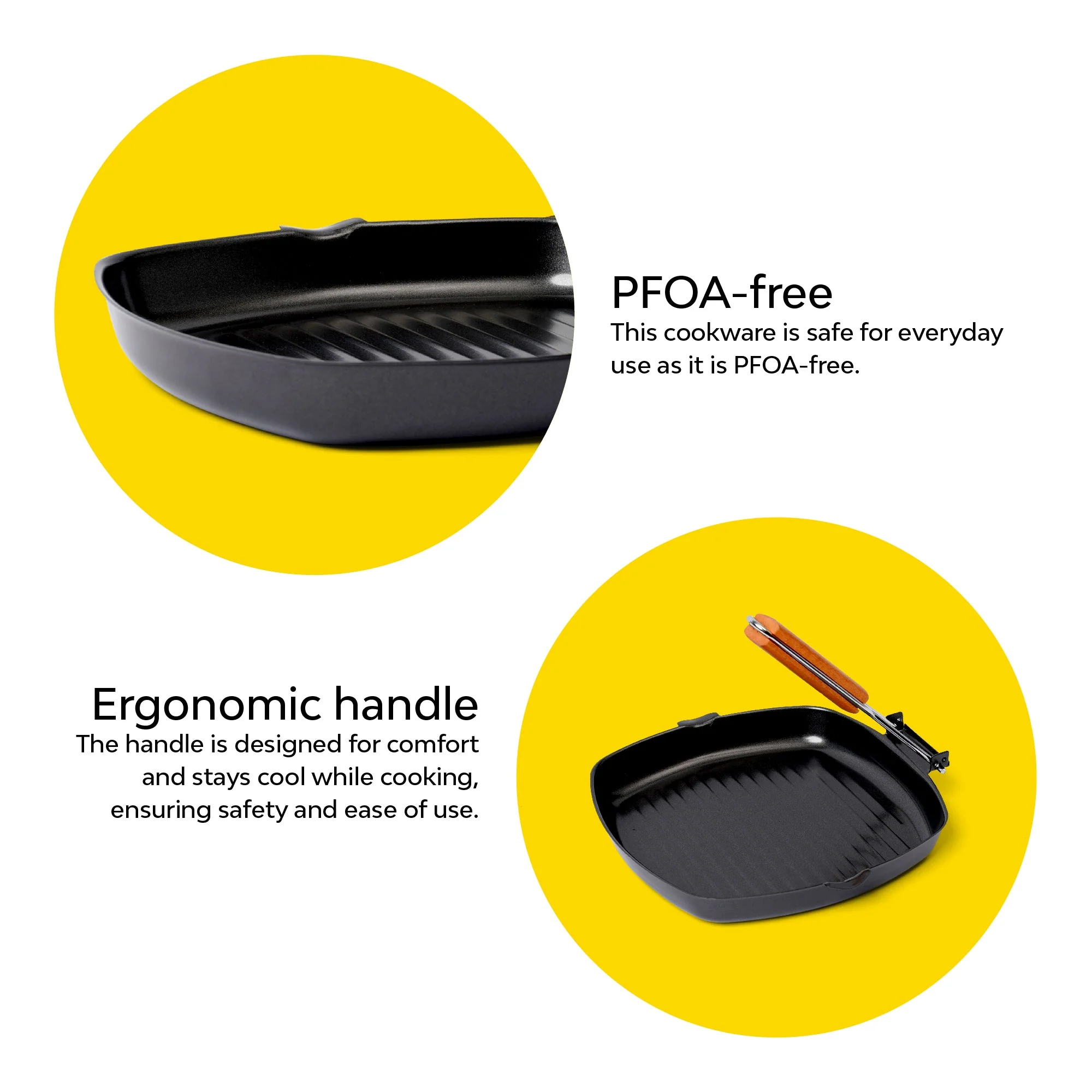 Grill Pan With Collapsible Handle - Image 4