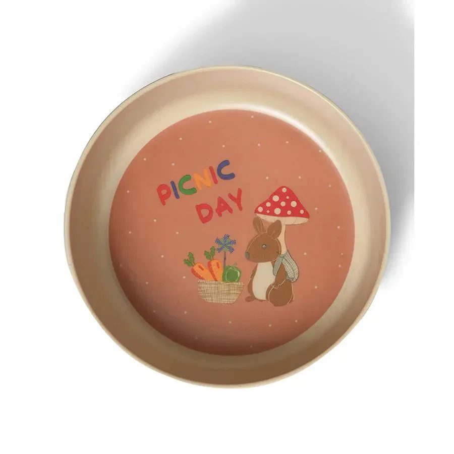 Grow Your Own Bamboo Dinnerware Set For Kids - Bunny - Image 5